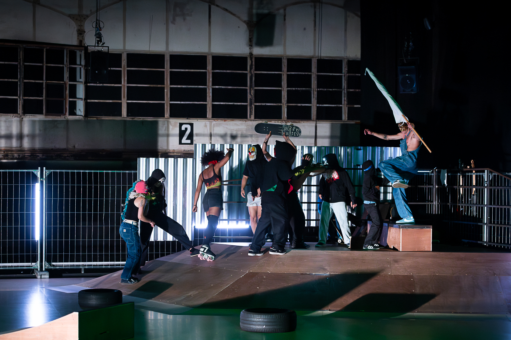 Skatepark von Mette Ingvartsen © Katja Illner, Ruhrtriennale 2023