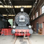 Dampflokomotive-im-eisenbahnmuseum bochum-künstlertreff-ausflug