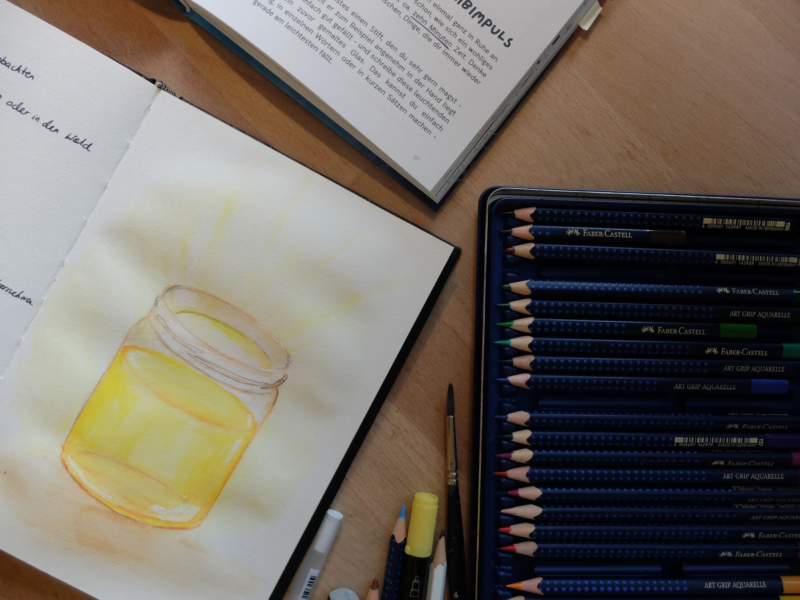 art journaling_kreativität wiederentdecken_malen
